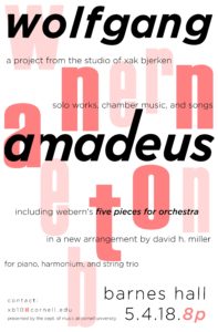 Poster for Anton/Amadeus festival
