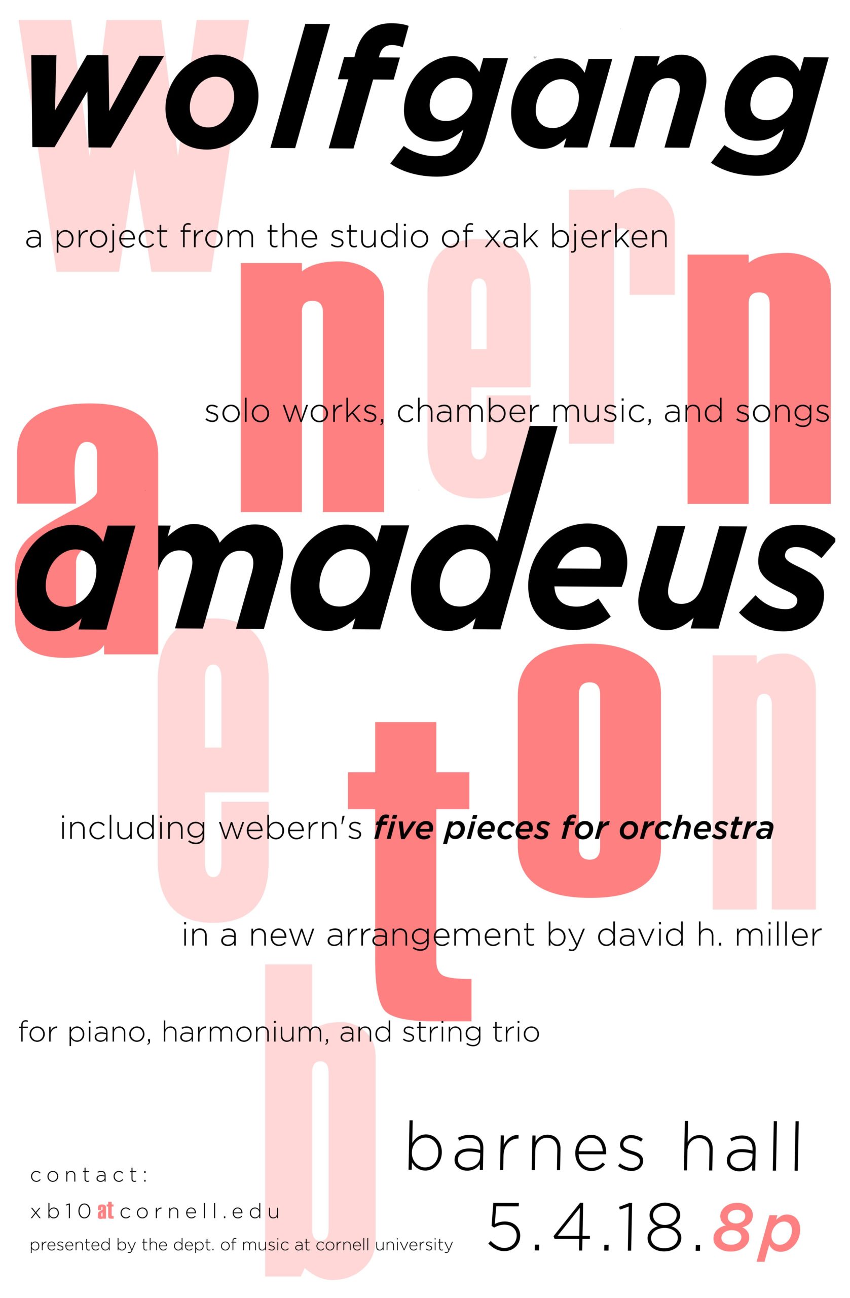 Anton/Amadeus Poster, May 2018